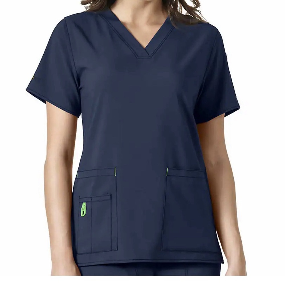 WOMEN'S Carhartt FORCE CROSS-FLEX V-NECK SCRUB TOP 3x Modern Fit